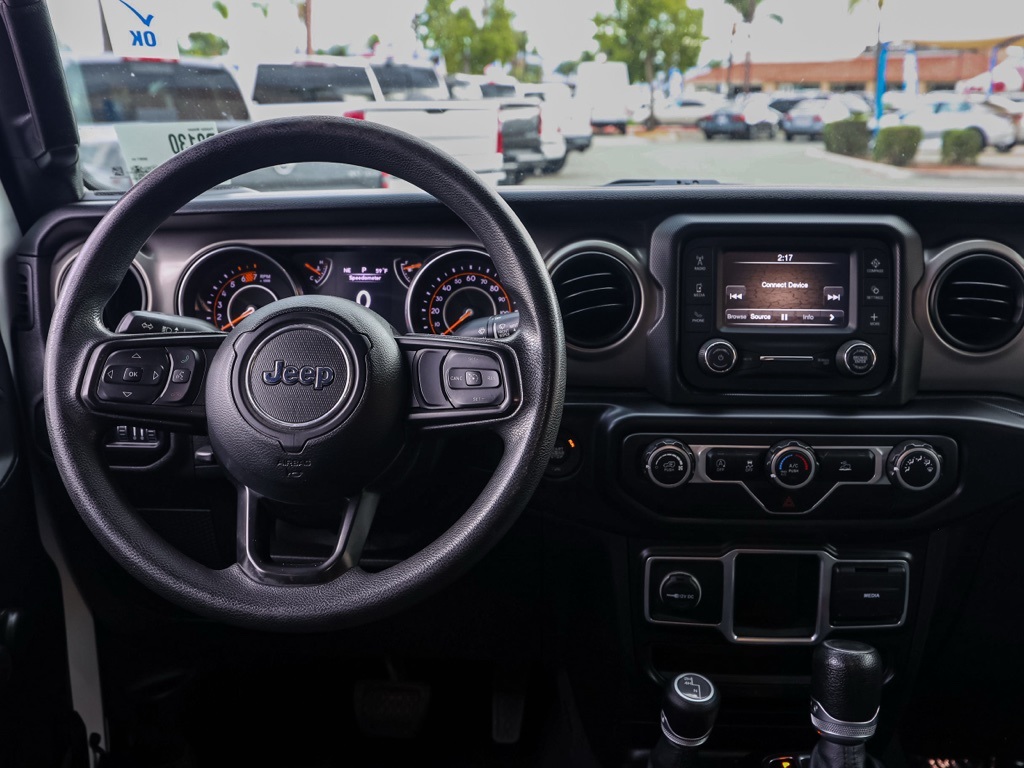 Used 2021 White Jeep Unlimited Sport image 19