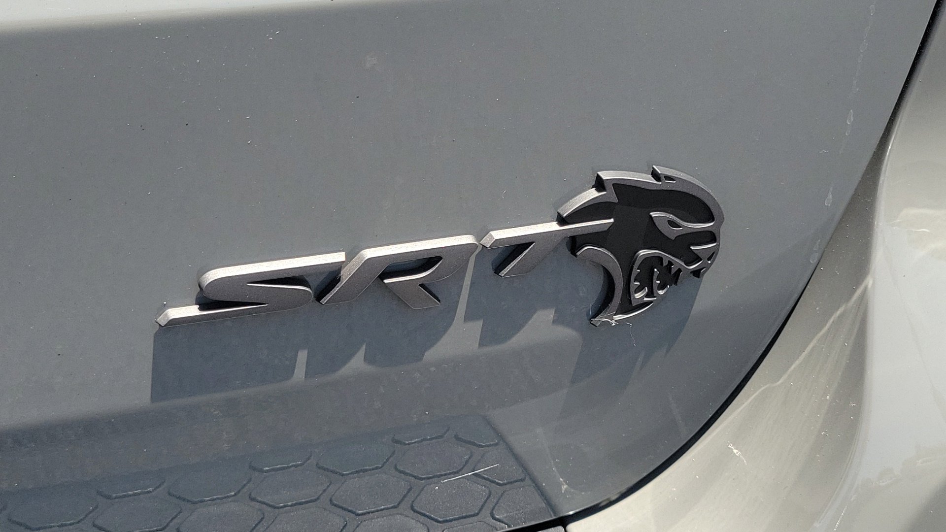 Used 2021 Destroyer Gray Clearcoat Dodge SRT Hellcat image 8