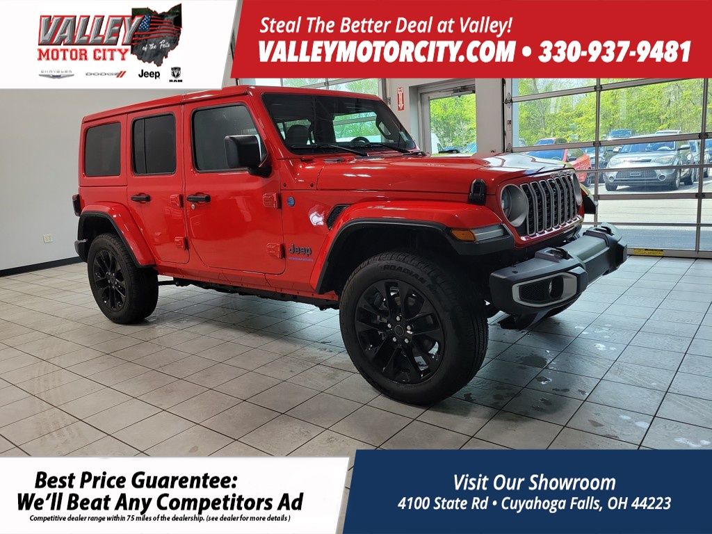 New 2025 Jeep Wrangler Sahara 4xe Sport Utility in Cuyahoga Falls