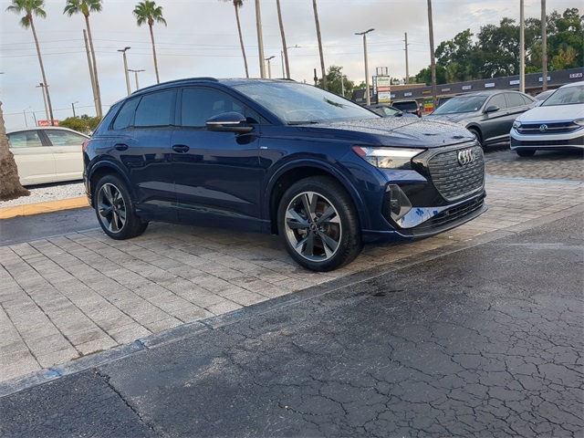 Used 2023 Audi Q4 e-tron Premium Plus with VIN WA1L2BFZ7PP063584 for sale in Tampa, FL