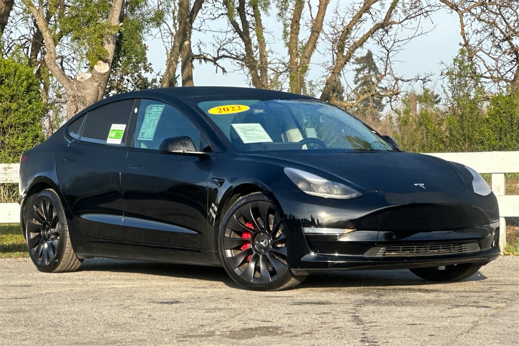 Used 2022 Tesla Model 3 Performance with VIN 5YJ3E1EC1NF298655 for sale in Novato, CA