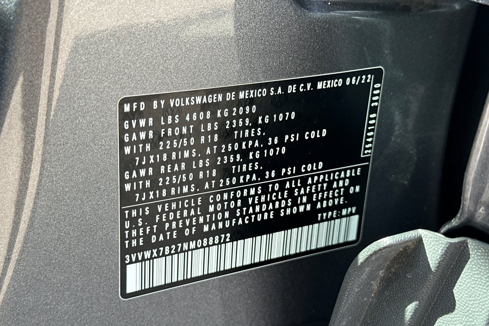 2022 Volkswagen Taos SE photo 28