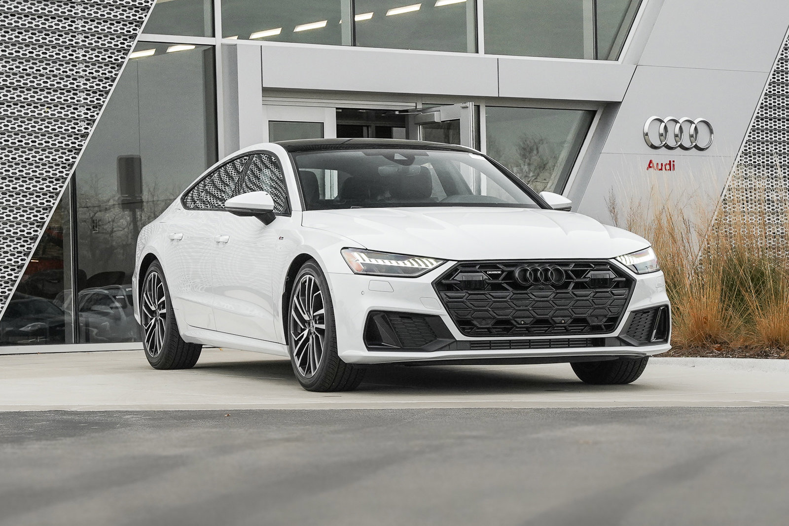 New 2025 Glacier White Metallic Audi Premium Plus image 1