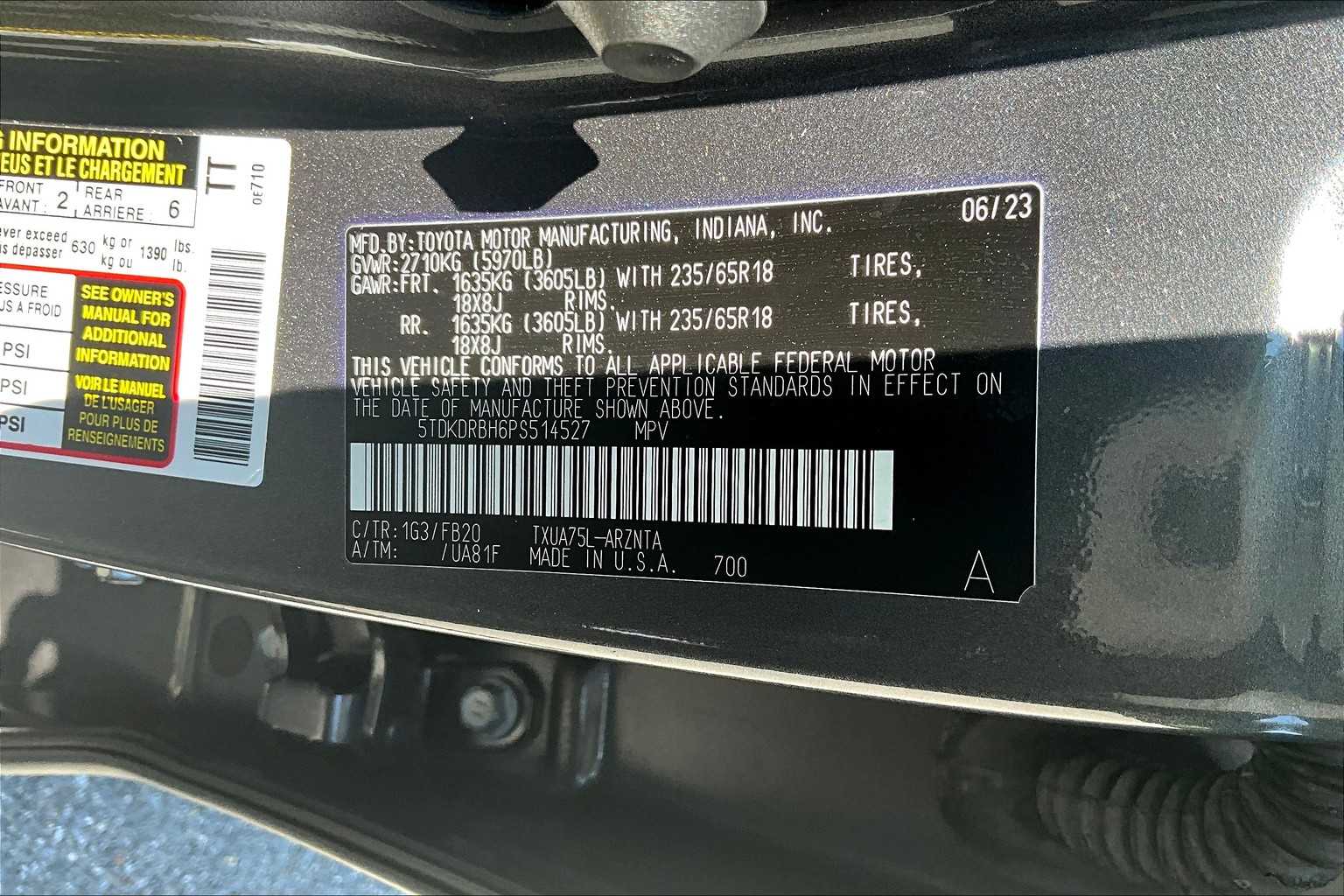 2023 Toyota Highlander L photo 31