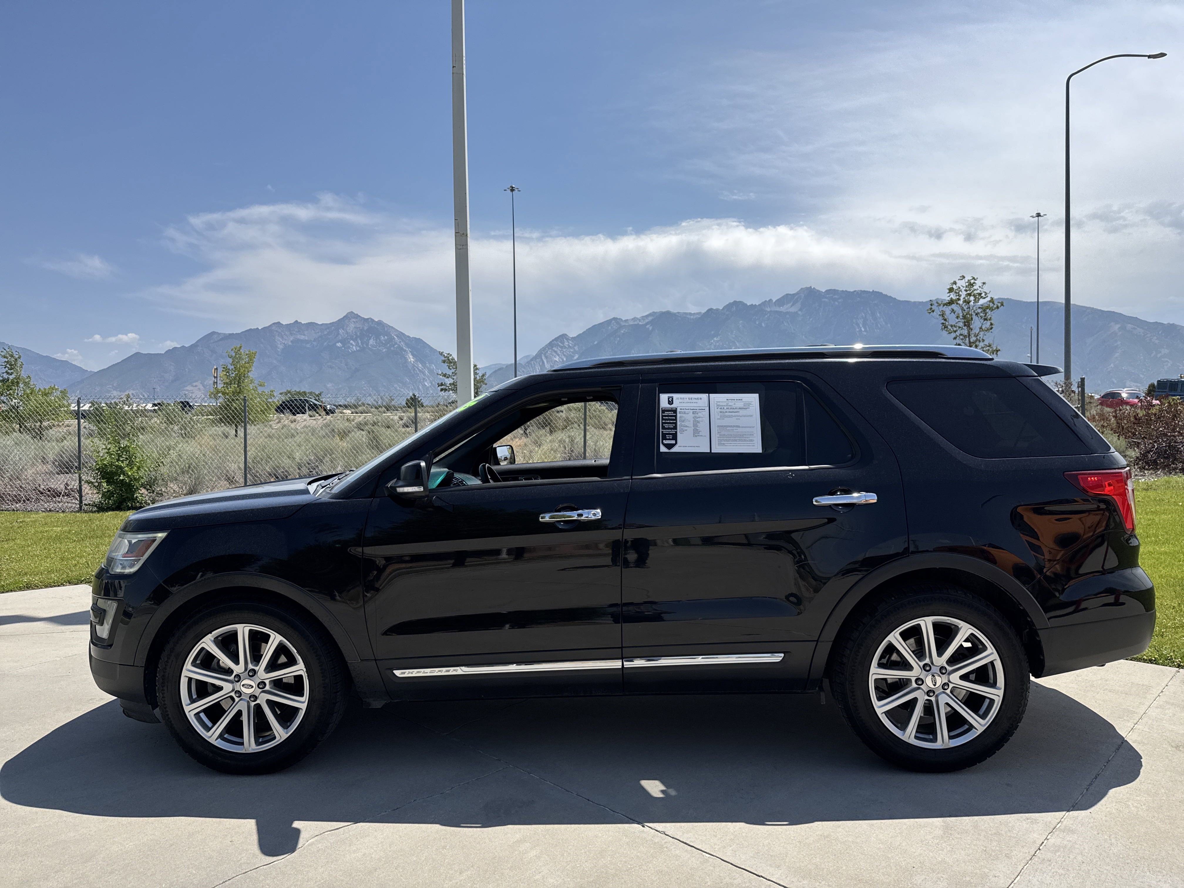 Used 2016 Ford Explorer Limited with VIN 1FM5K7F84GGB98293 for sale in North Salt Lake, UT