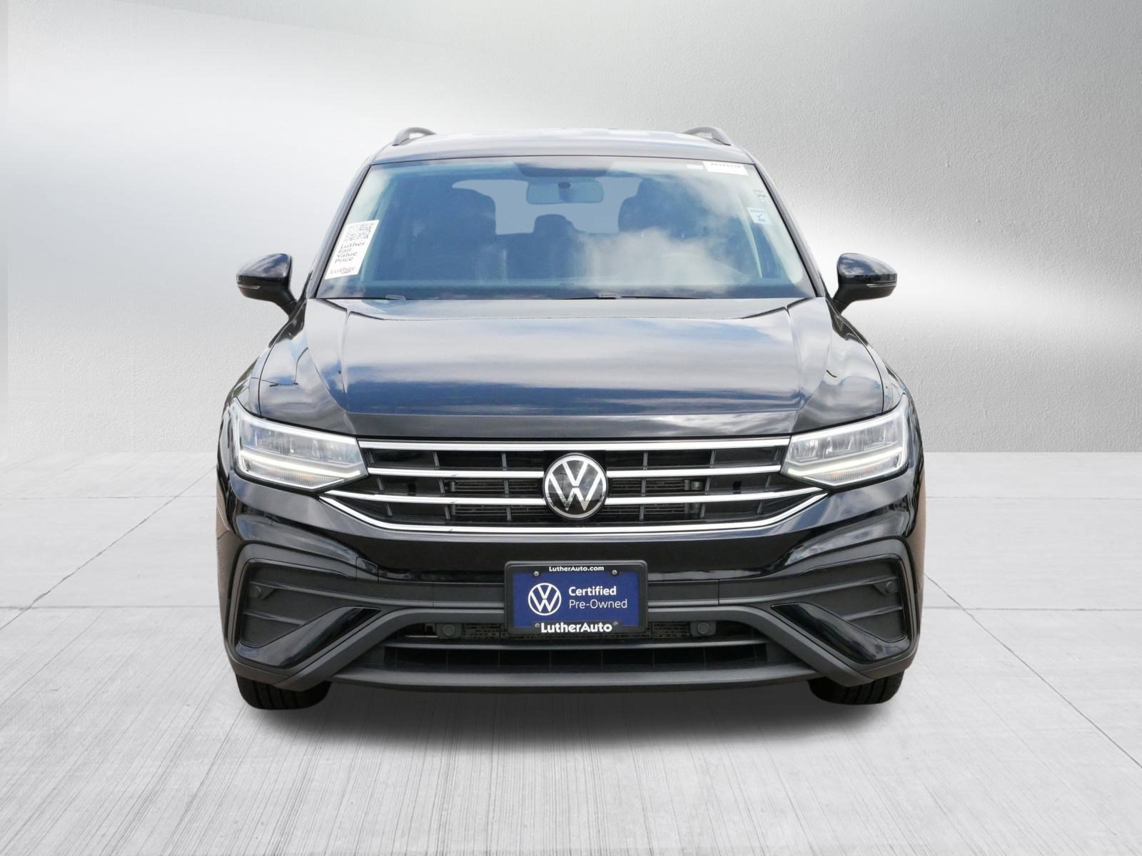 Certified 2022 Volkswagen Tiguan S with VIN 3VV0B7AX0NM130333 for sale in Brooklyn Center, Minnesota