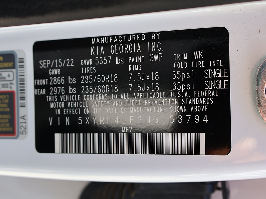2022 Kia Sorento EX photo 54