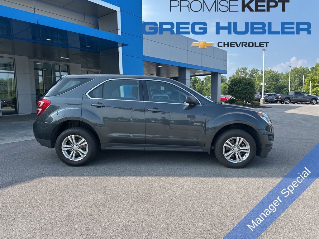 Used 2017 Chevrolet Equinox LS with VIN 2GNALBEK2H1557484 for sale in Mooresville, IN