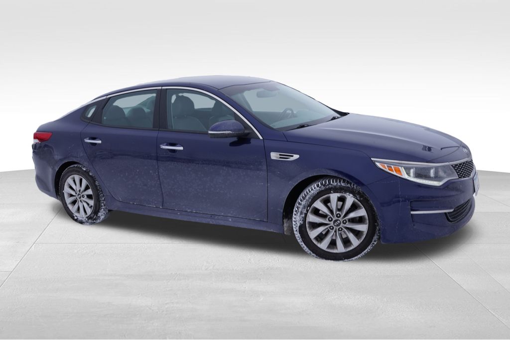 Used 2016 Kia Optima EX with VIN 5XXGU4L36GG032797 for sale in Lakeville, MN