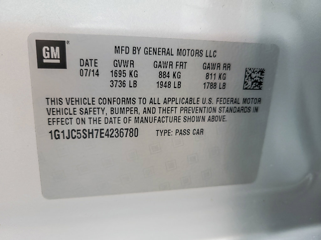 2014 CHEVROLET SONIC - Image 22