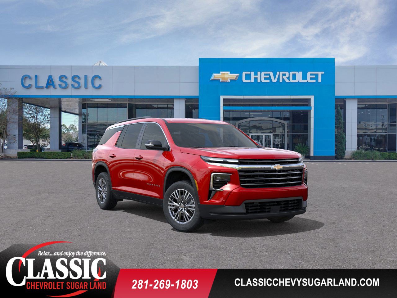 2025 Chevrolet Traverse LT Red at Robbins Nissan