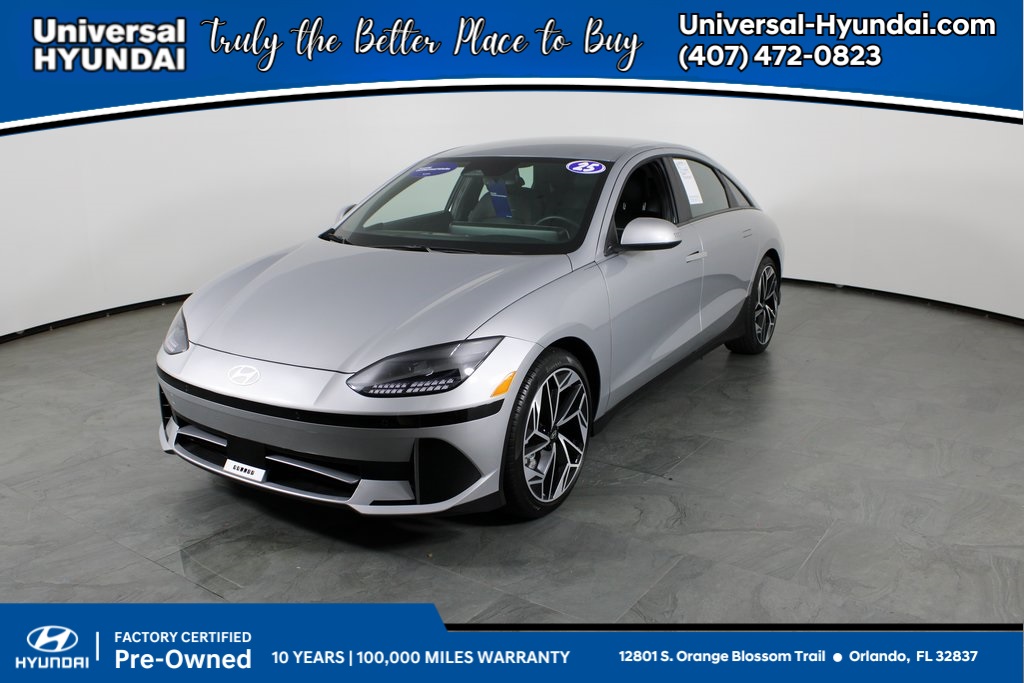 Certified 2025 Hyundai IONIQ 6 SEL with VIN KMHM34AA5SA082761 for sale in Orlando, FL