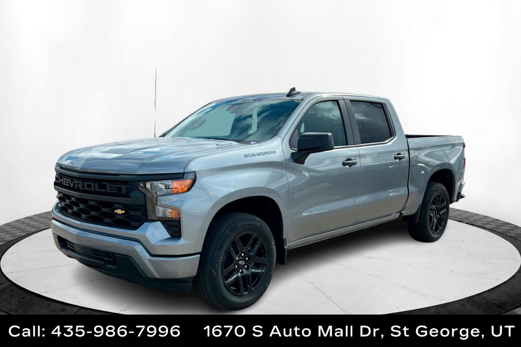 New 2025 Sterling Gray Metallic Chevrolet Custom image 1