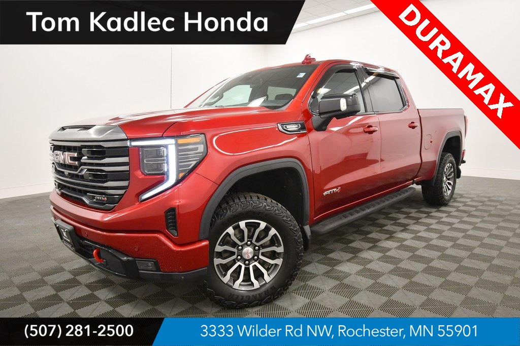Used 2022 Cayenne Red Tintcoat GMC AT4 image 1