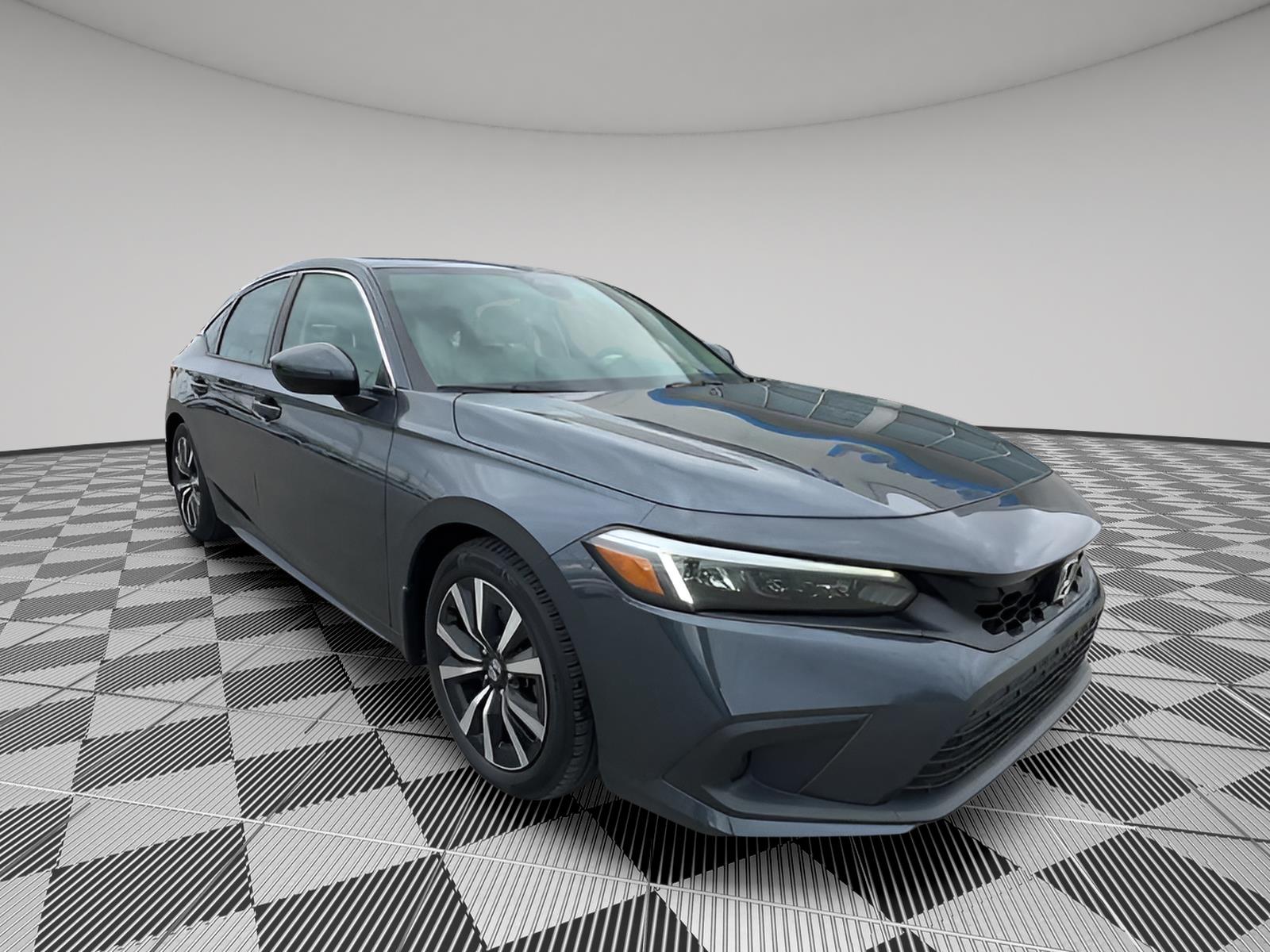 Certified 2023 Honda Civic Hatchback EX-L with VIN 19XFL1H70PE002275 for sale in Kansas City