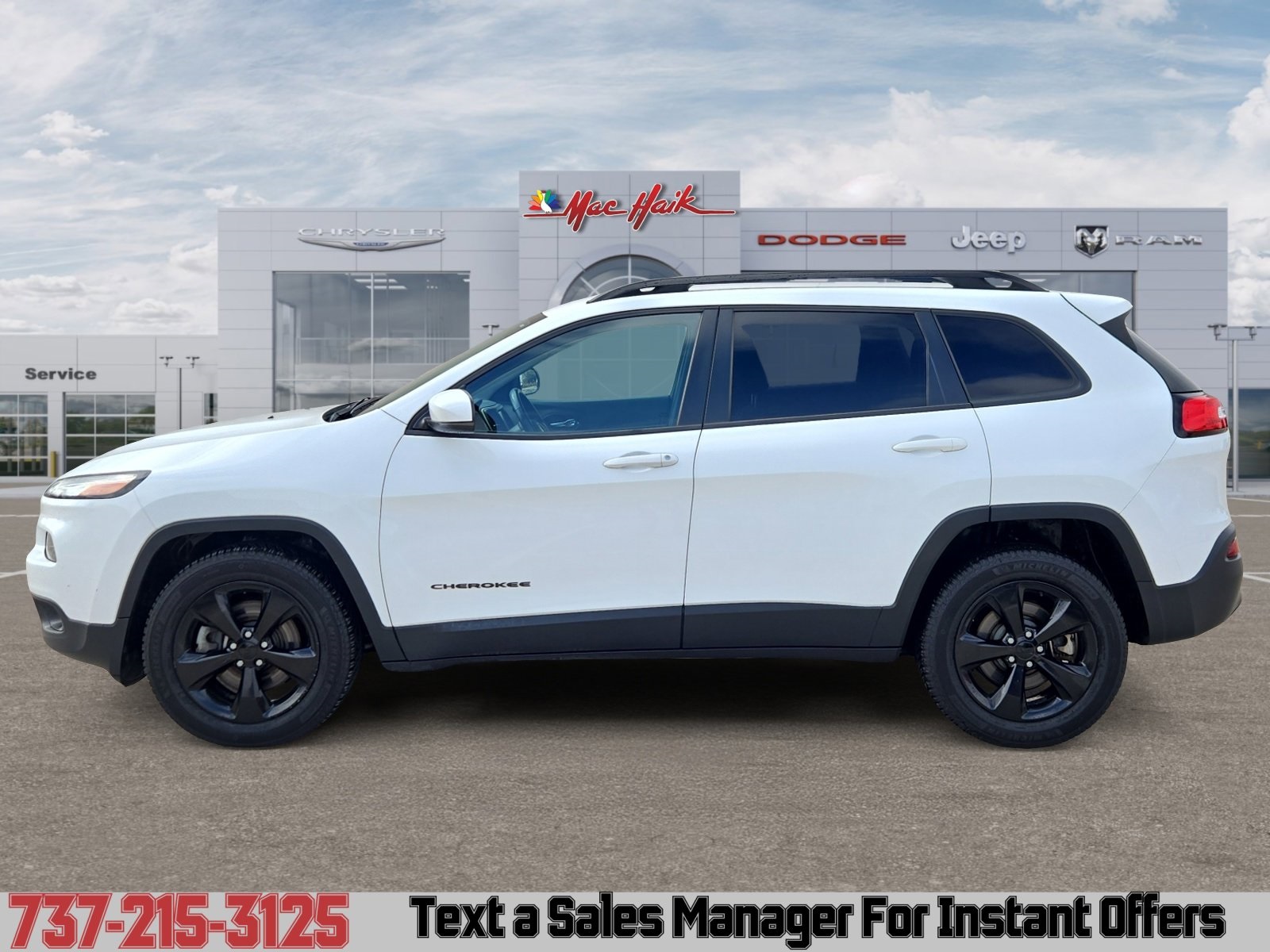 Used 2016 Jeep Cherokee Altitude with VIN 1C4PJMCS3GW226377 for sale in Georgetown, TX