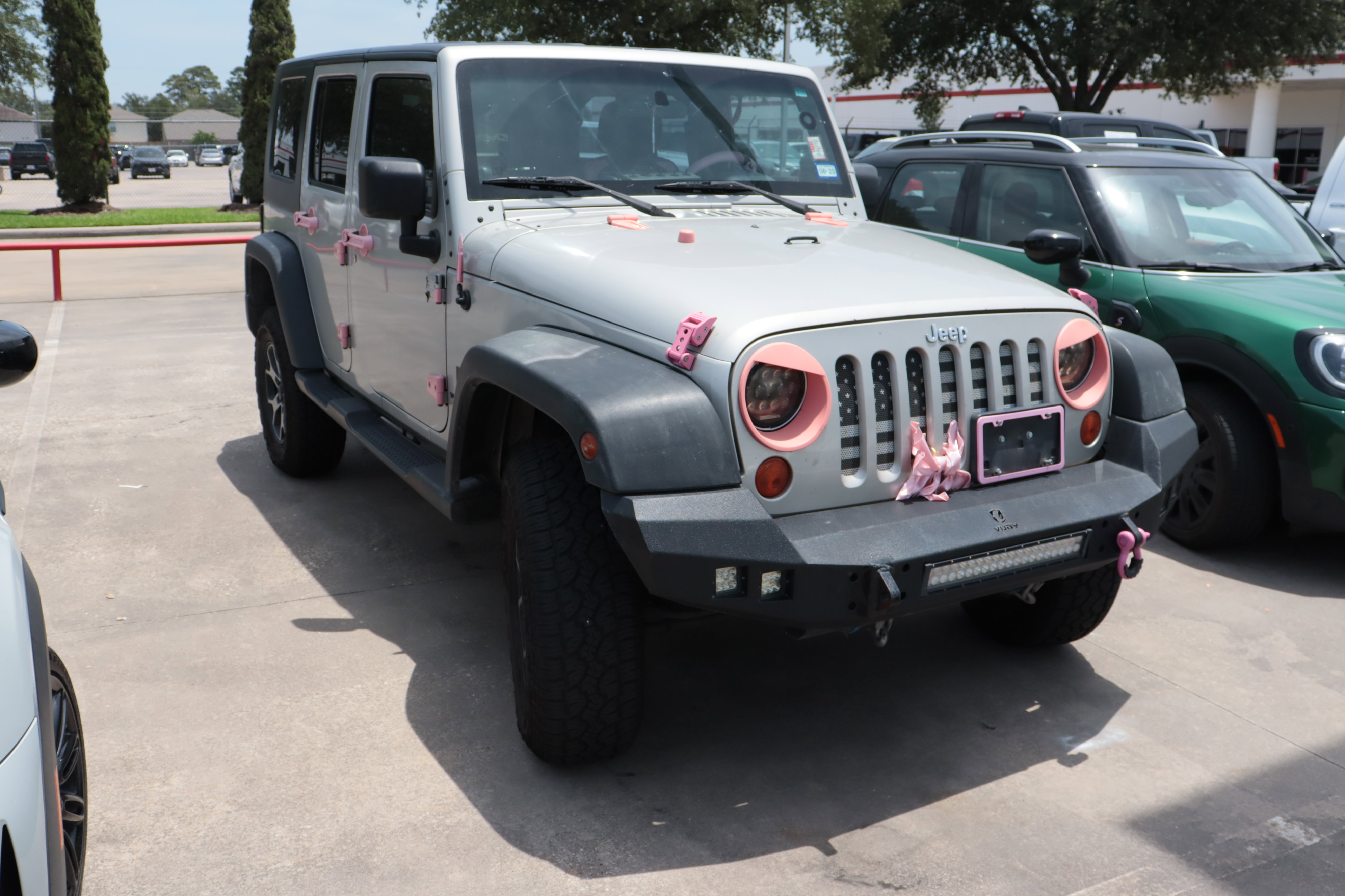 Used 2007 Jeep Wrangler Unlimited X with VIN 1J4GA39107L113426 for sale in Spring, TX