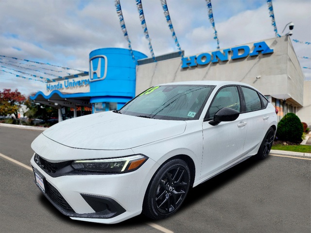 Used 2023 Platinum White Pearl Honda Sport image 1