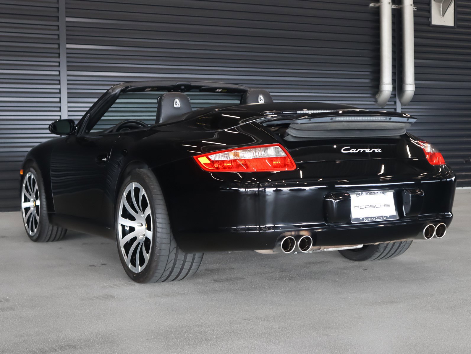 Used 2006 Black Porsche Carrera Cabriolet w/6-Spd Manual image 3