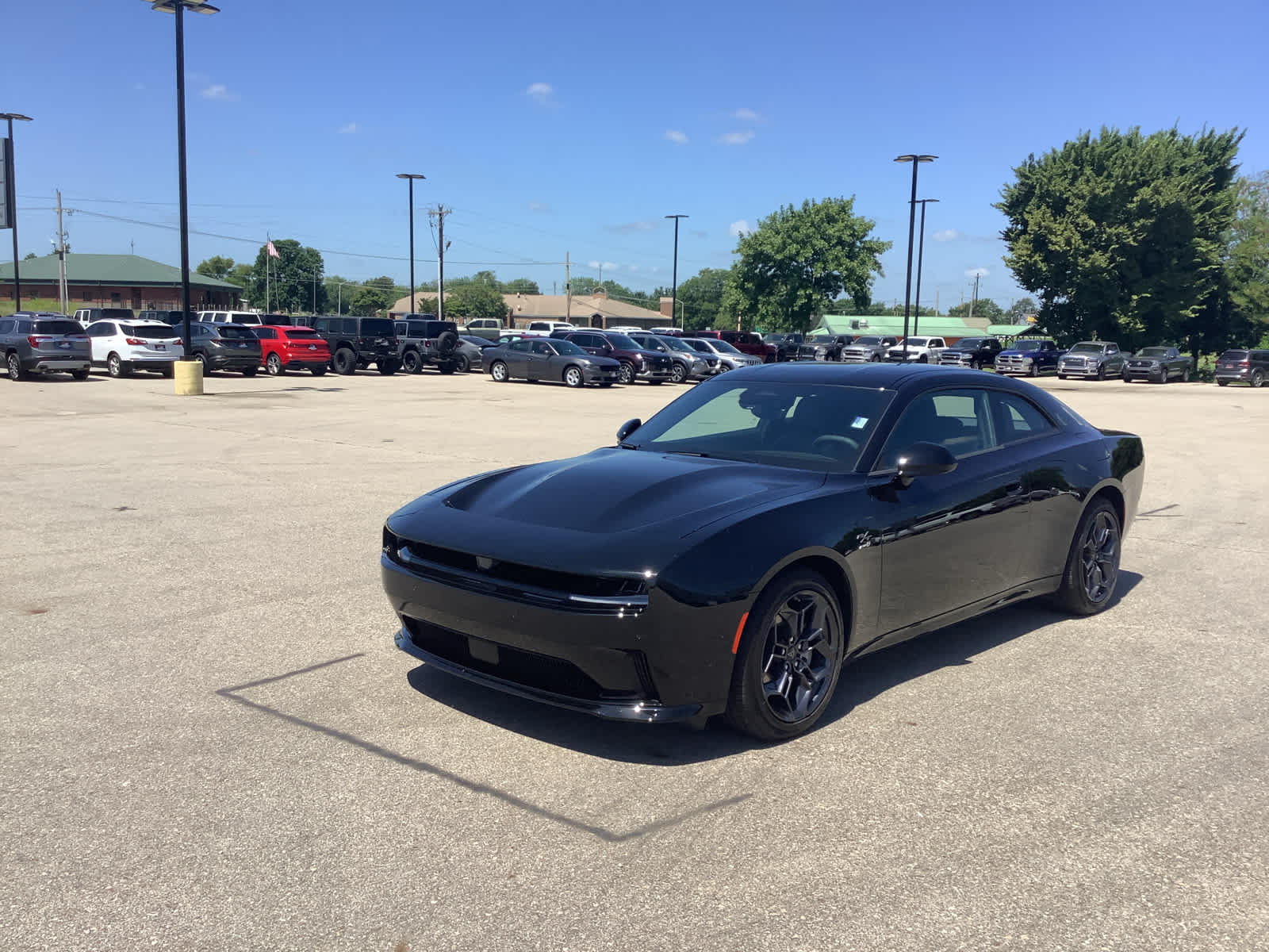 Used 2025 Dodge Charger Daytona R/T with VIN 2C3CDBCK6SR547247 for sale in Hugo, OK
