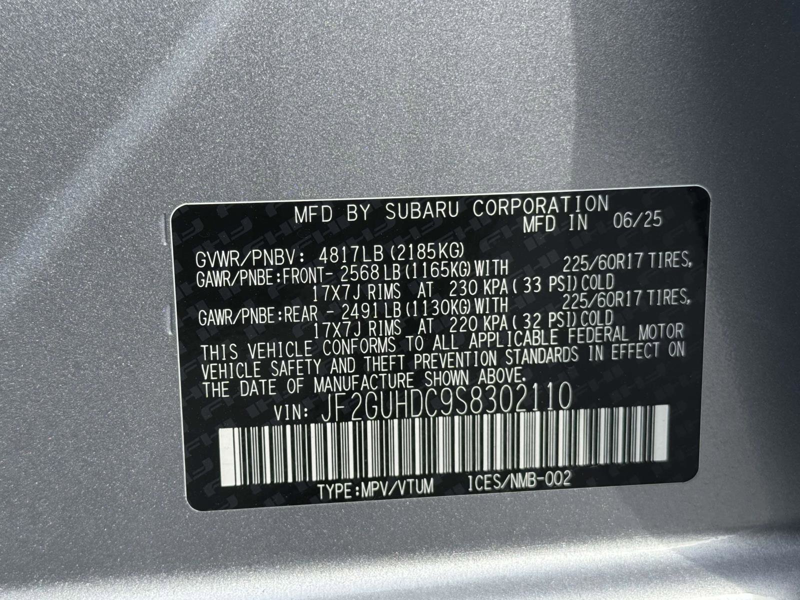 2025 Subaru Crosstrek Premium photo 16
