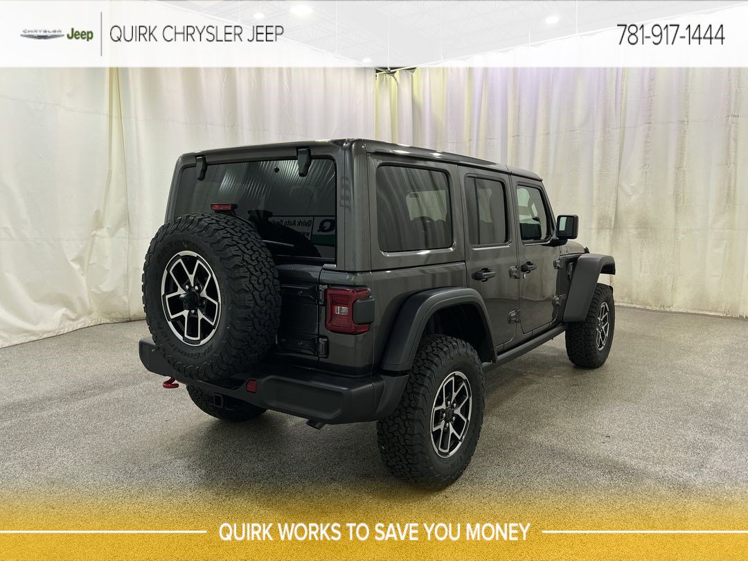 New 2025 Granite Crystal Metallic Clearcoat Jeep Rubicon image 8