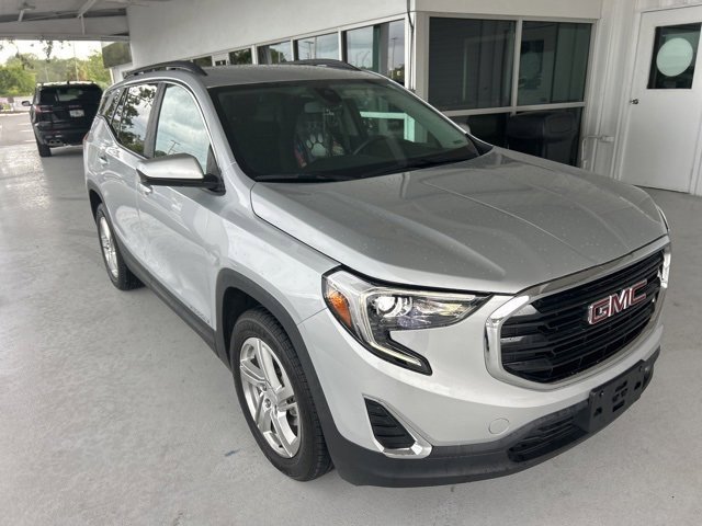 Used 2021 GMC Terrain SLE with VIN 3GKALMEVXML355682 for sale in Brooksville, FL