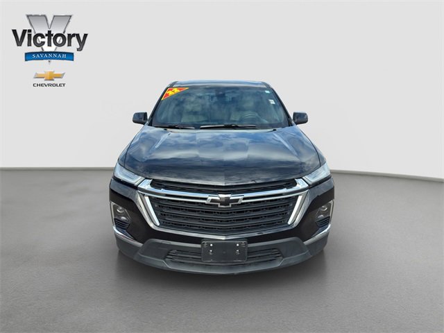 Used 2022 Chevrolet Traverse LS with VIN 1GNEVFKW7NJ100343 for sale in Kansas City