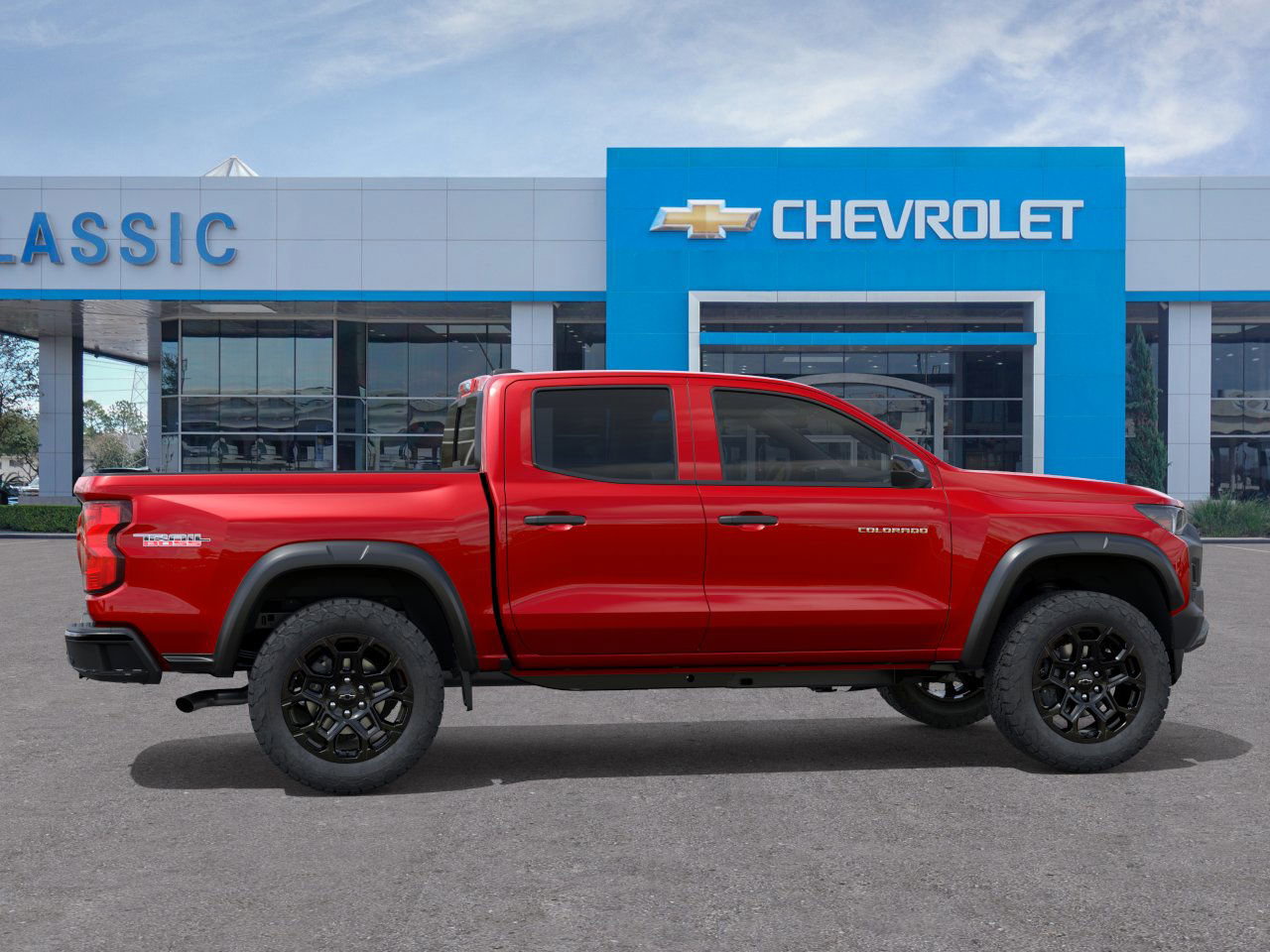 2026 Chevrolet Colorado Trail Boss Red at Classic Elite Chevrolet Sugar Land