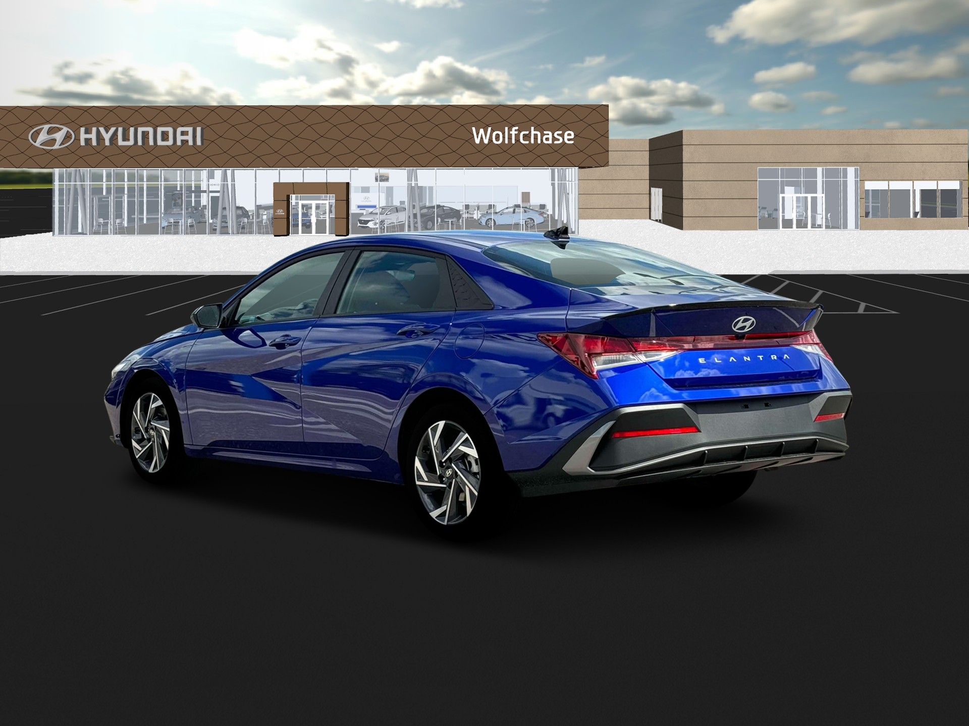 New 2025 Blue Hyundai SEL Sport image 5
