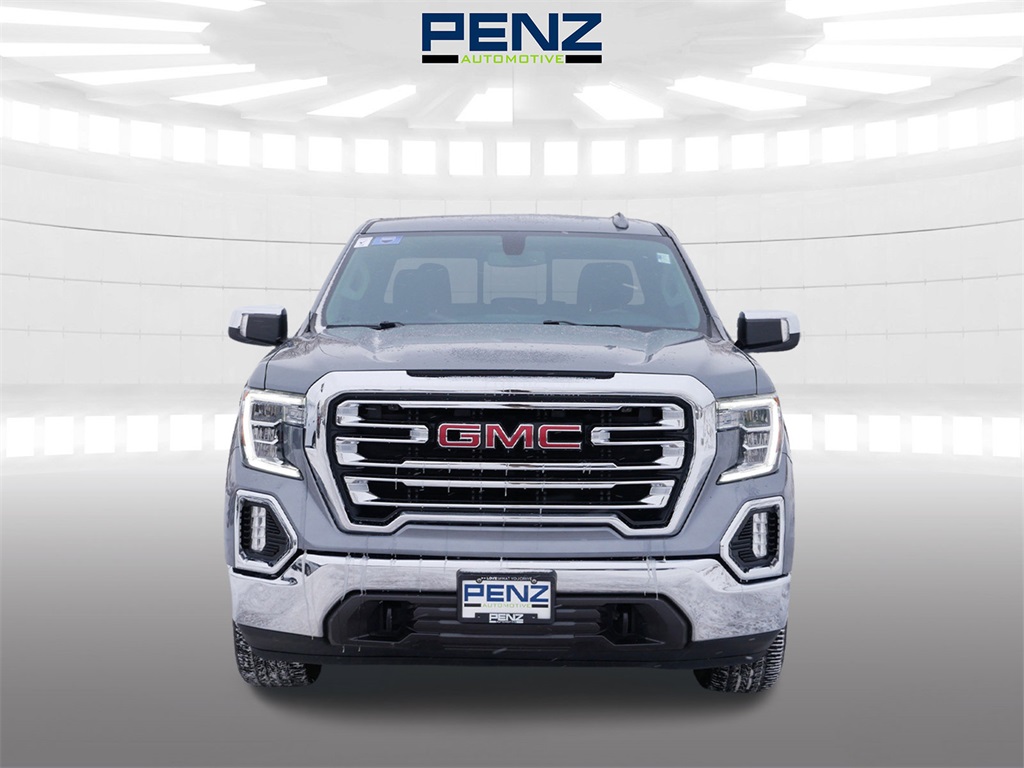 Used 2021 GMC Sierra 1500 SLT with VIN 3GTU9DEL7MG406716 for sale in Rochester, Minnesota