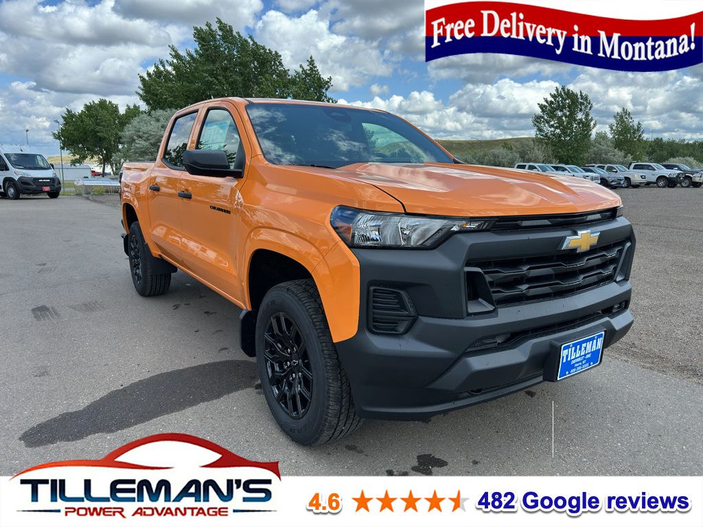 New 2025 Sunrise Orange Chevrolet WT/LT image 1
