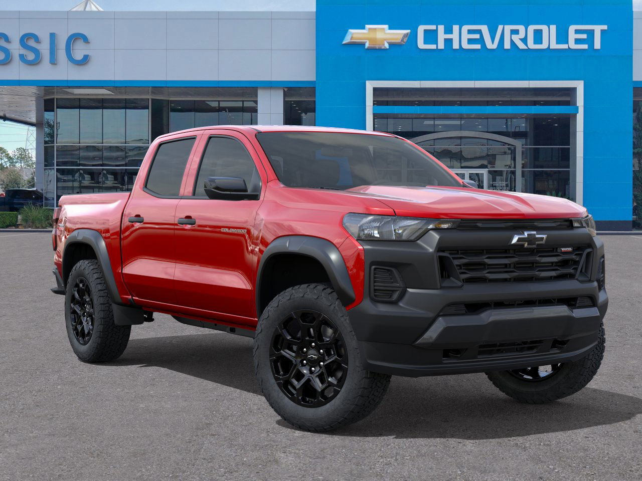 2026 Chevrolet Colorado Trail Boss Red at Classic Elite Chevrolet Sugar Land