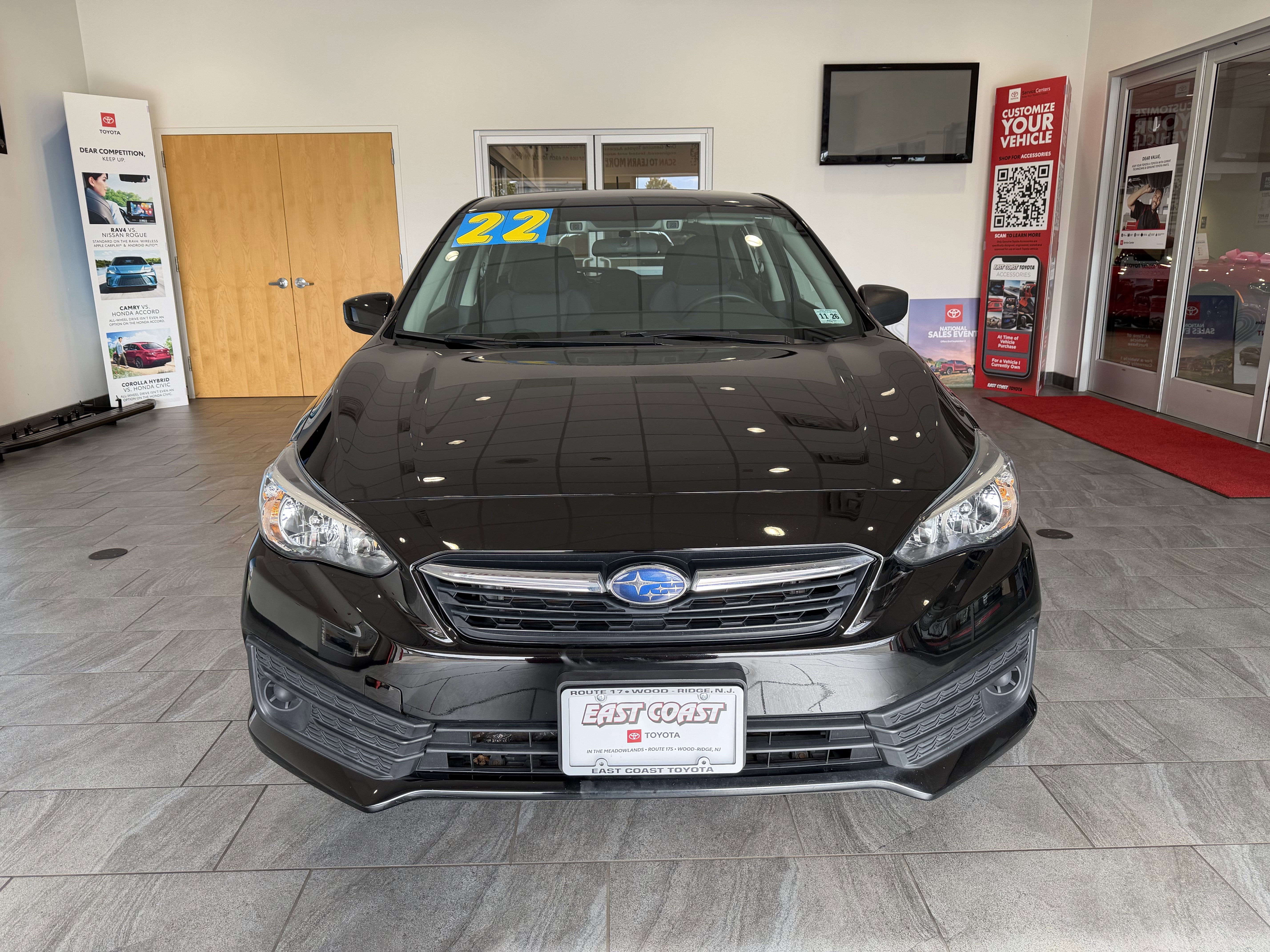 Used 2022 Subaru Impreza Base with VIN 4S3GTAB66N3707753 for sale in Wood-Ridge, NJ