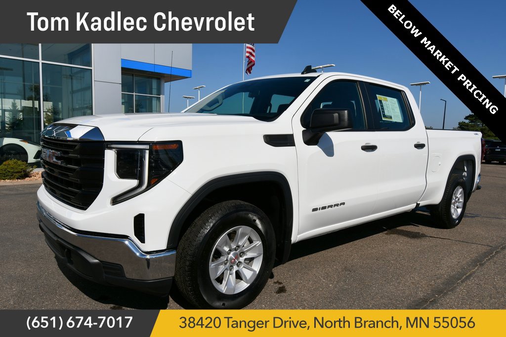 Certified 2024 GMC Sierra 1500 Pro with VIN 3GTUUAED6RG300254 for sale in North Branch, Minnesota