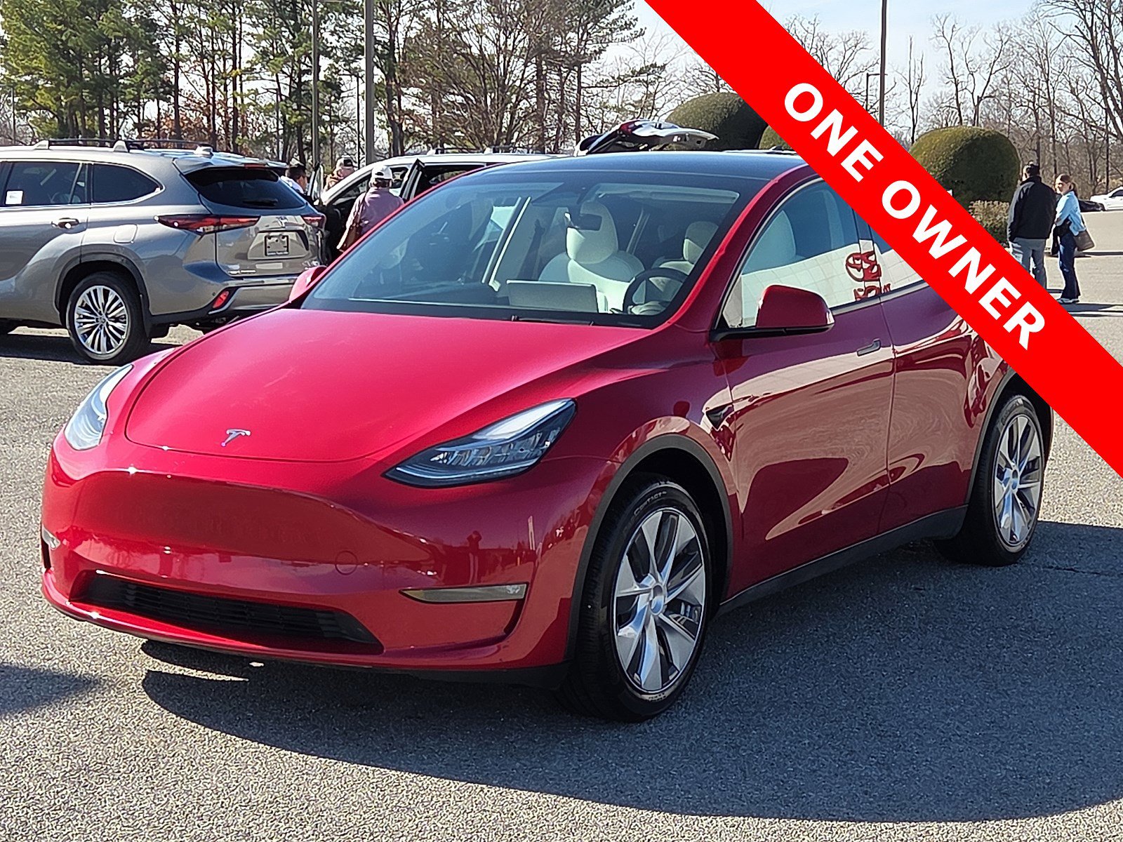 Used 2023 Tesla Model Y Long Range with VIN 7SAYGDEE0PF614801 for sale in Rogers, AR