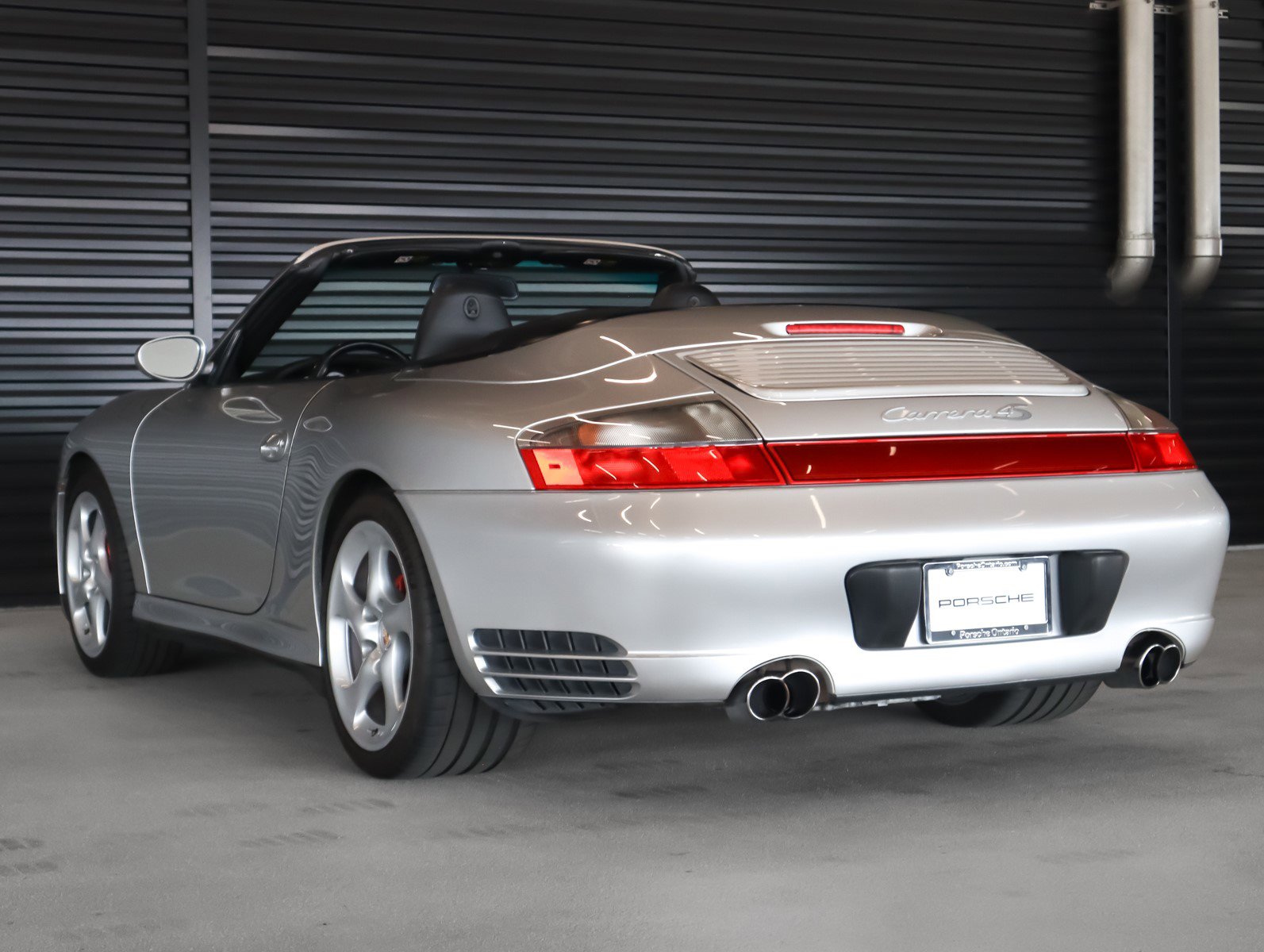 Used 2004 Arctic Silver Metallic Porsche Carrera 4S Cab w/6-speed manual image 3