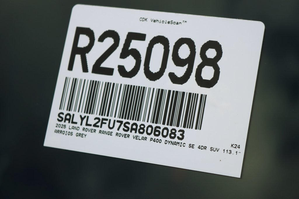 2025 LAND ROVER RANGE ROVER VELAR - Image 23
