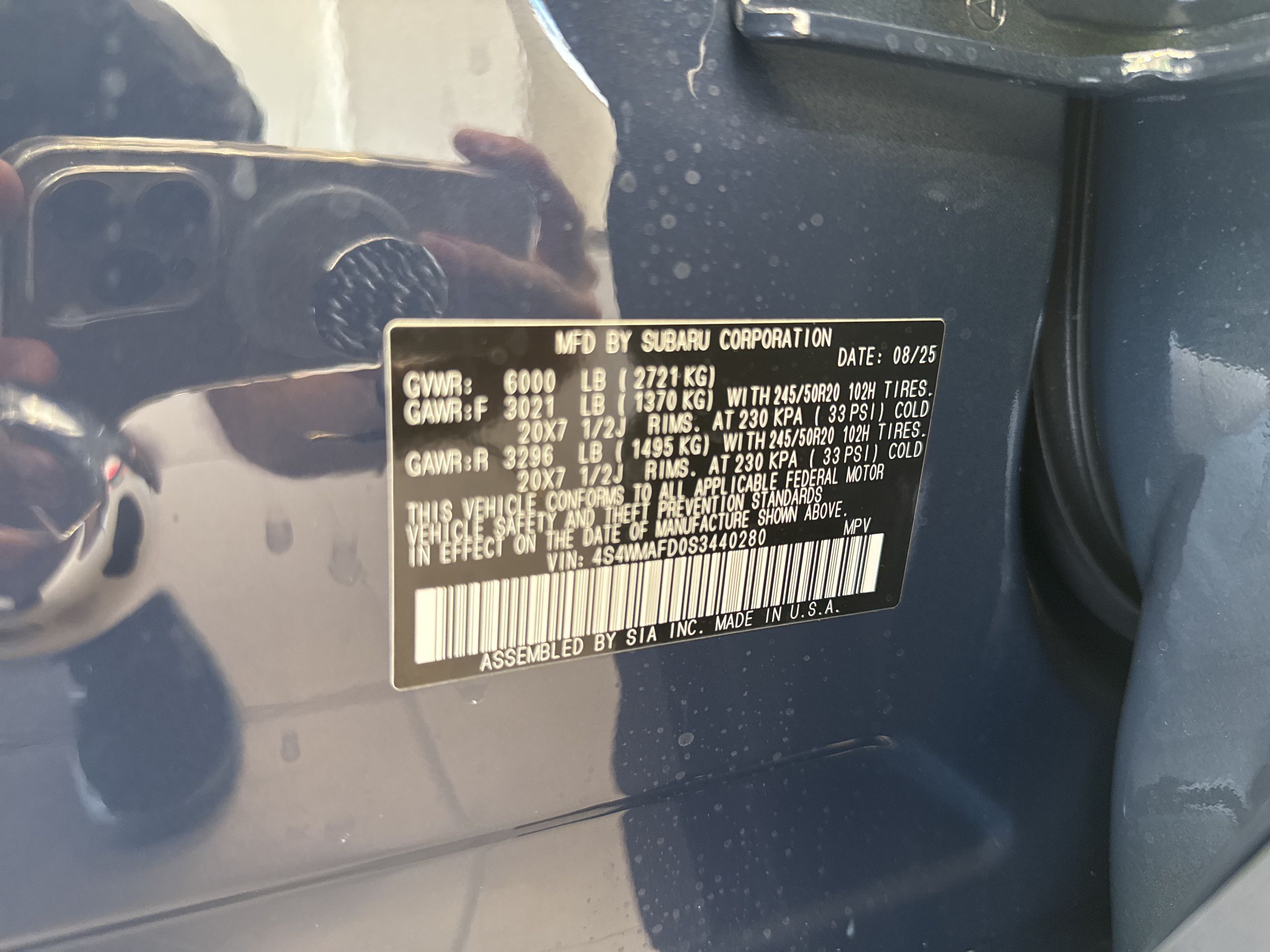 2025 Subaru Ascent Onyx Edition photo 25