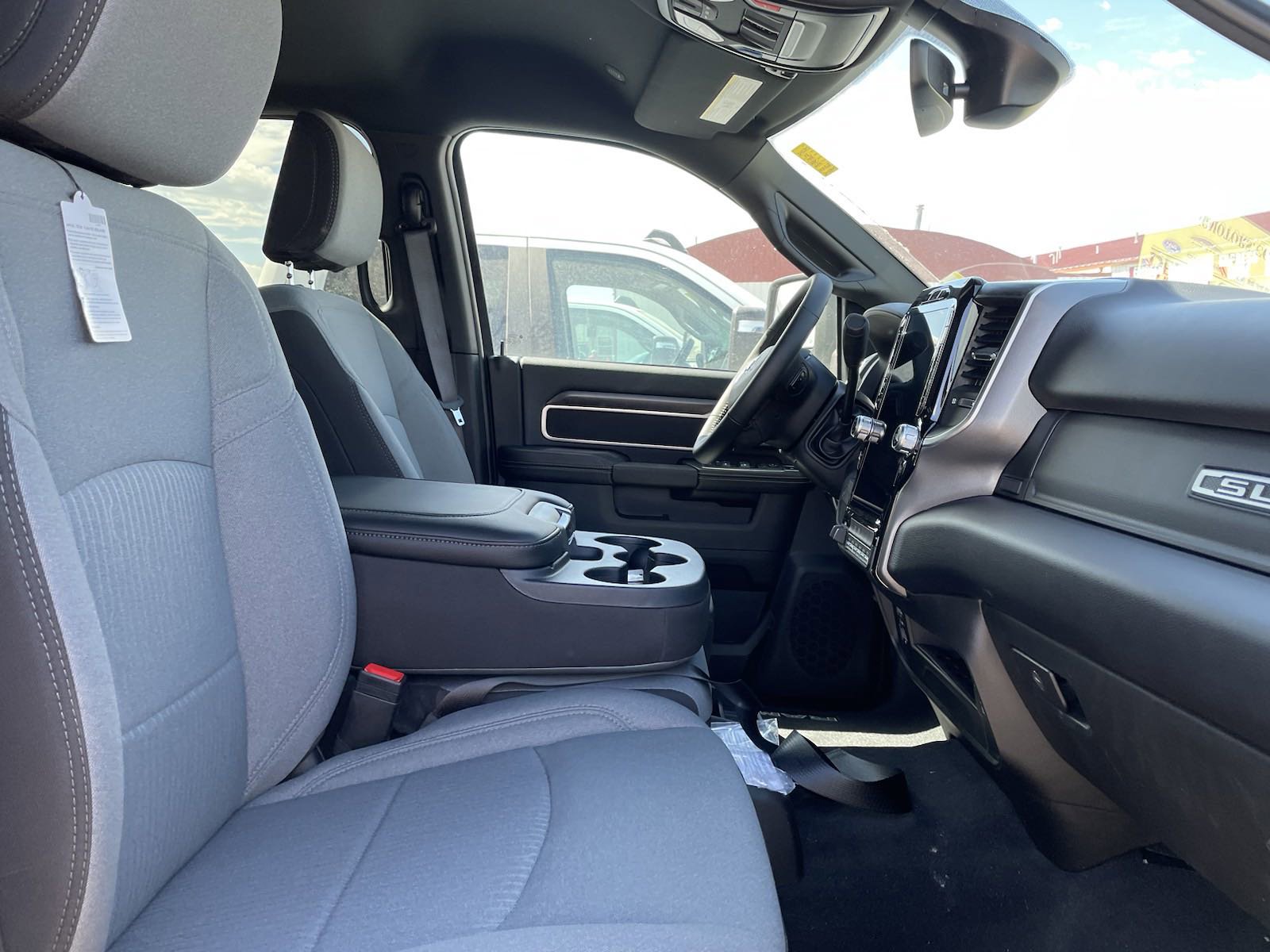 New 2024 Bright White Clearcoat Ram SLT image 22