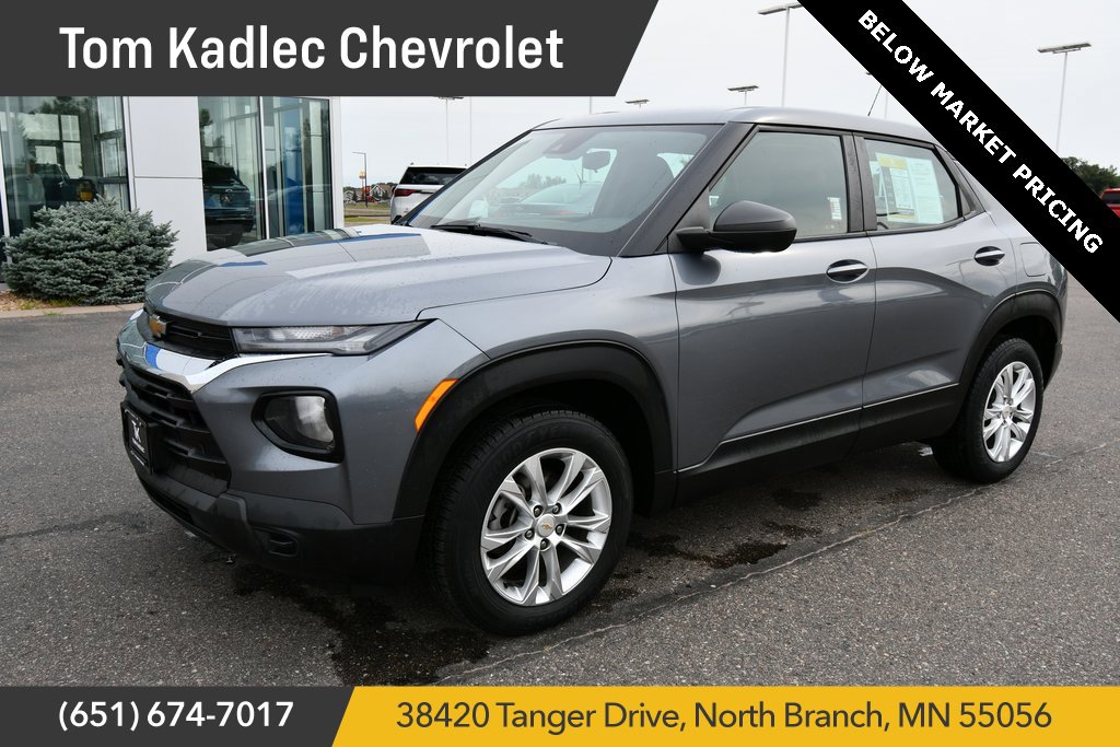 Used 2021 Chevrolet Trailblazer LS with VIN KL79MNSL2MB009967 for sale in North Branch, Minnesota