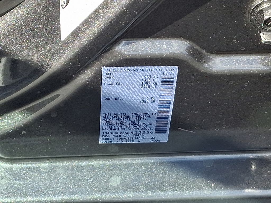 2025 Nissan Altima 2.5 SR photo 10