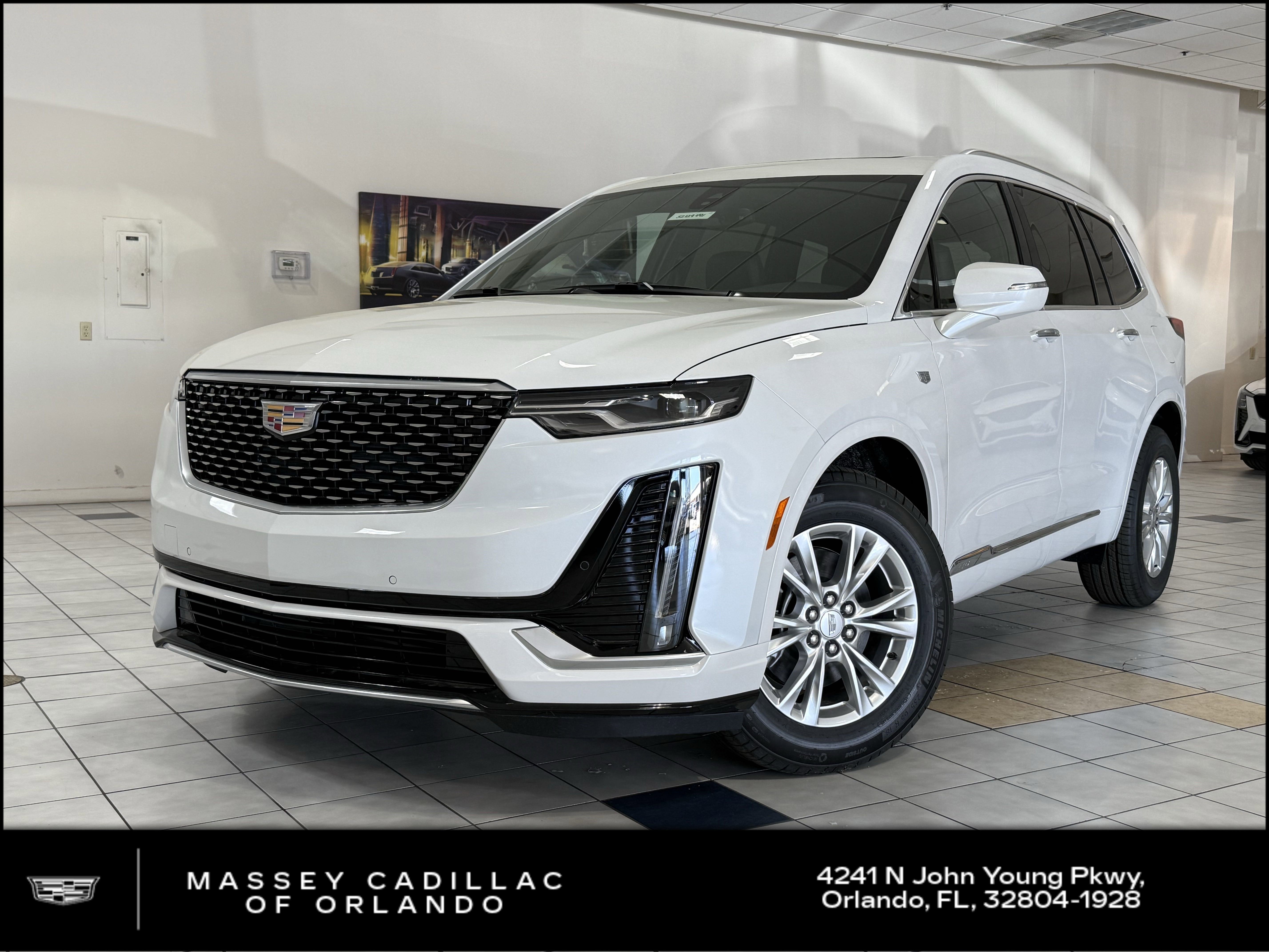 New 2025 Crystal White Tricoat Cadillac Luxury image 1