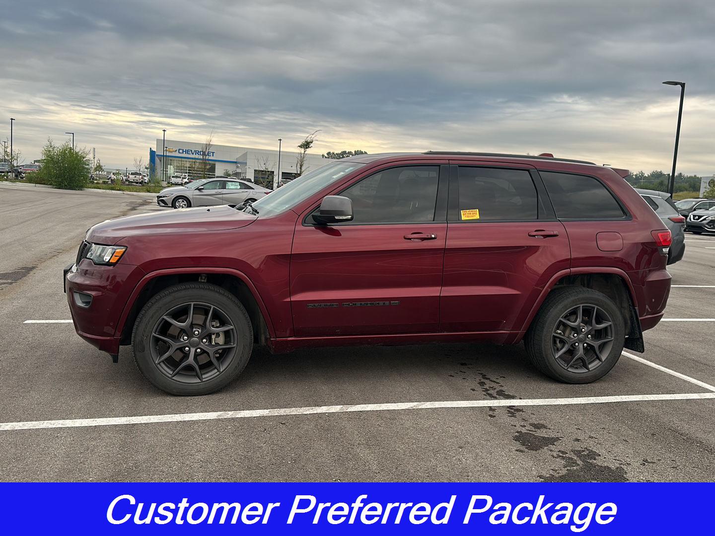 Used 2021 Jeep Grand Cherokee 80th Edition with VIN 1C4RJFBG1MC736838 for sale in Kansas City