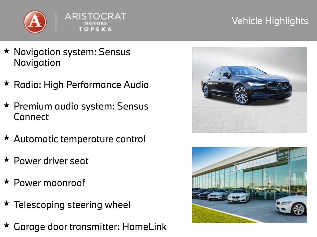 Used 2022 Volvo S90 Momentum with VIN LVY062MK0NP256555 for sale in Kansas City