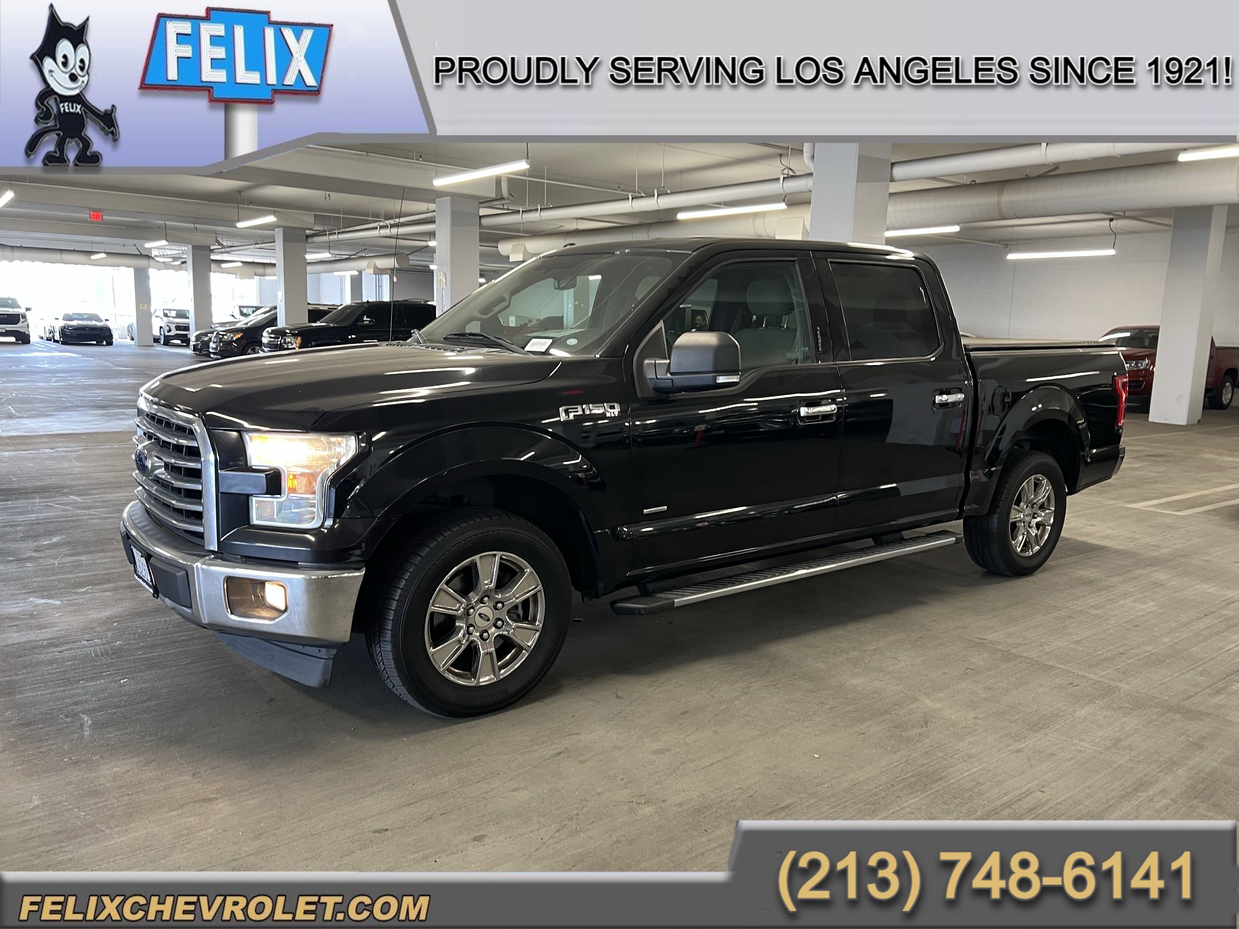 Used 2017 Shadow Black Ford XLT image 1
