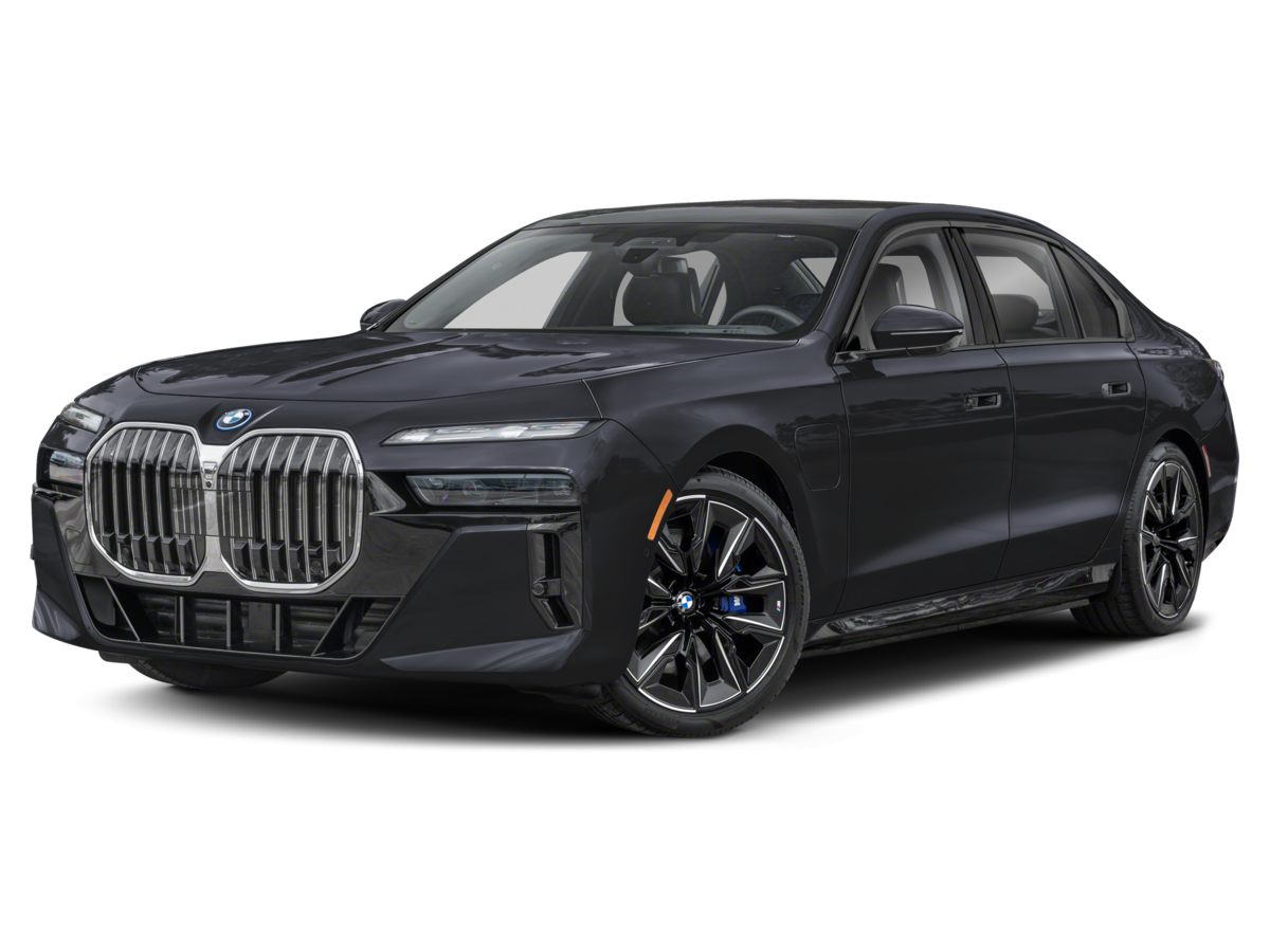 New 2025 Black Sapphire Metallic BMW 750e xDrive image 1