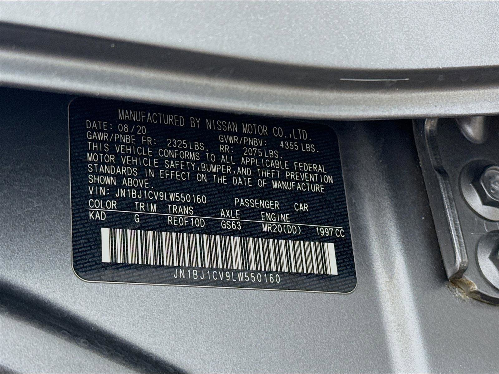2020 Nissan Rogue Sport SV photo 30
