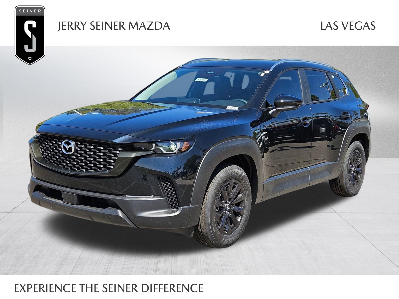 New 2025 Jet Black Mica Mazda Preferred Package image 1