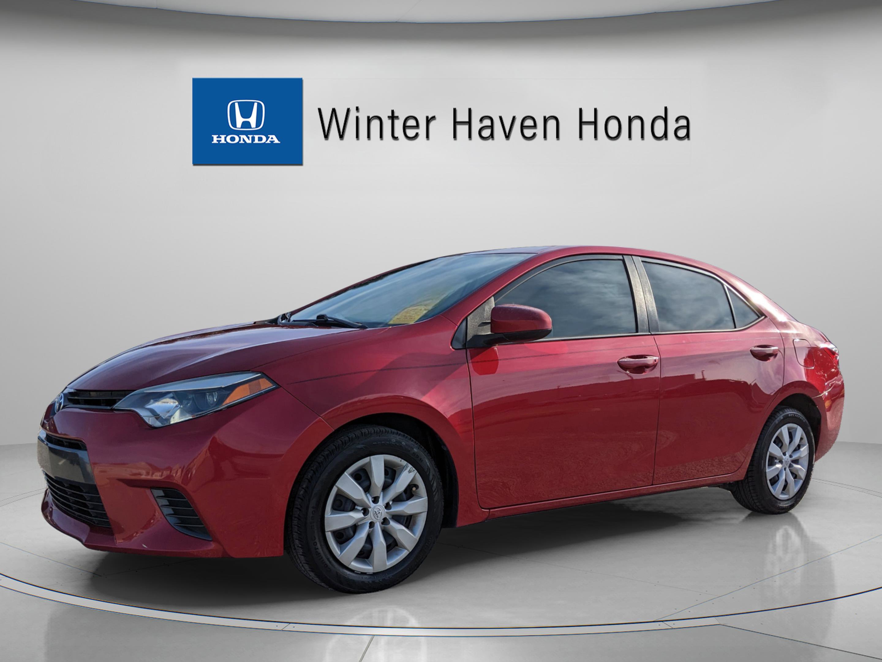 Used 2016 Toyota Corolla LE with VIN 2T1BURHE3GC661085 for sale in Winter Haven, FL